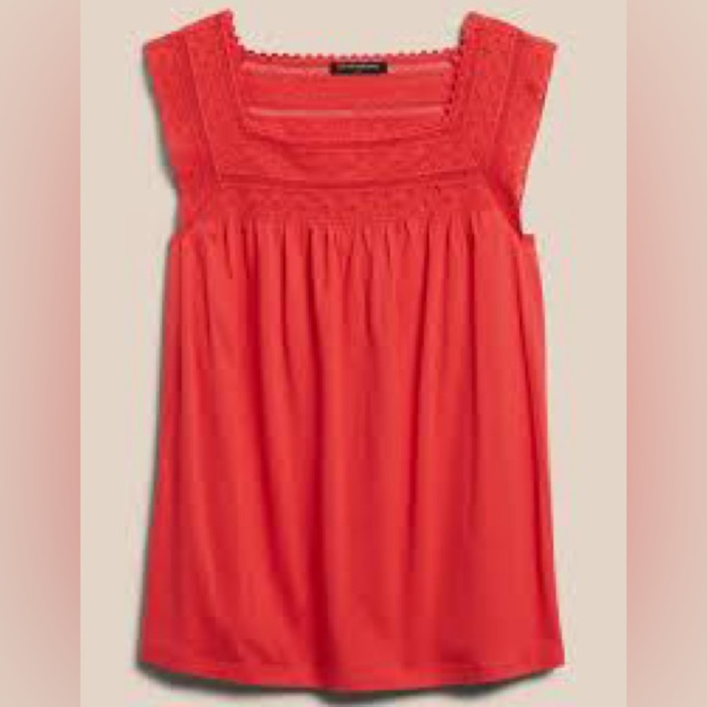 Banana Republic Lace Knit Top